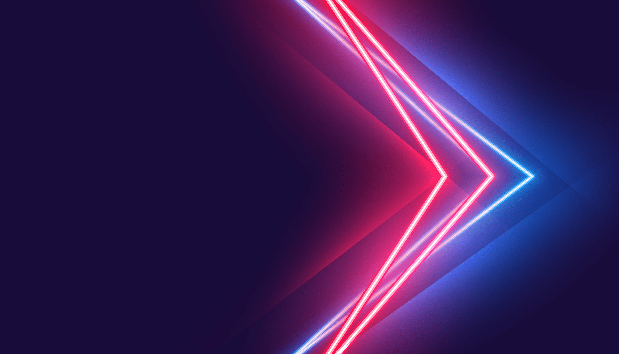 Purple, pink blue glowing arrows on dark navy background featured image