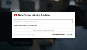 NanoTemper Labeling Predictor Search Bar Display featured image