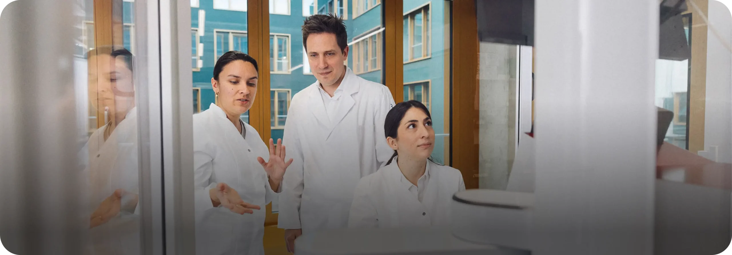 Scientists working in a laboratory