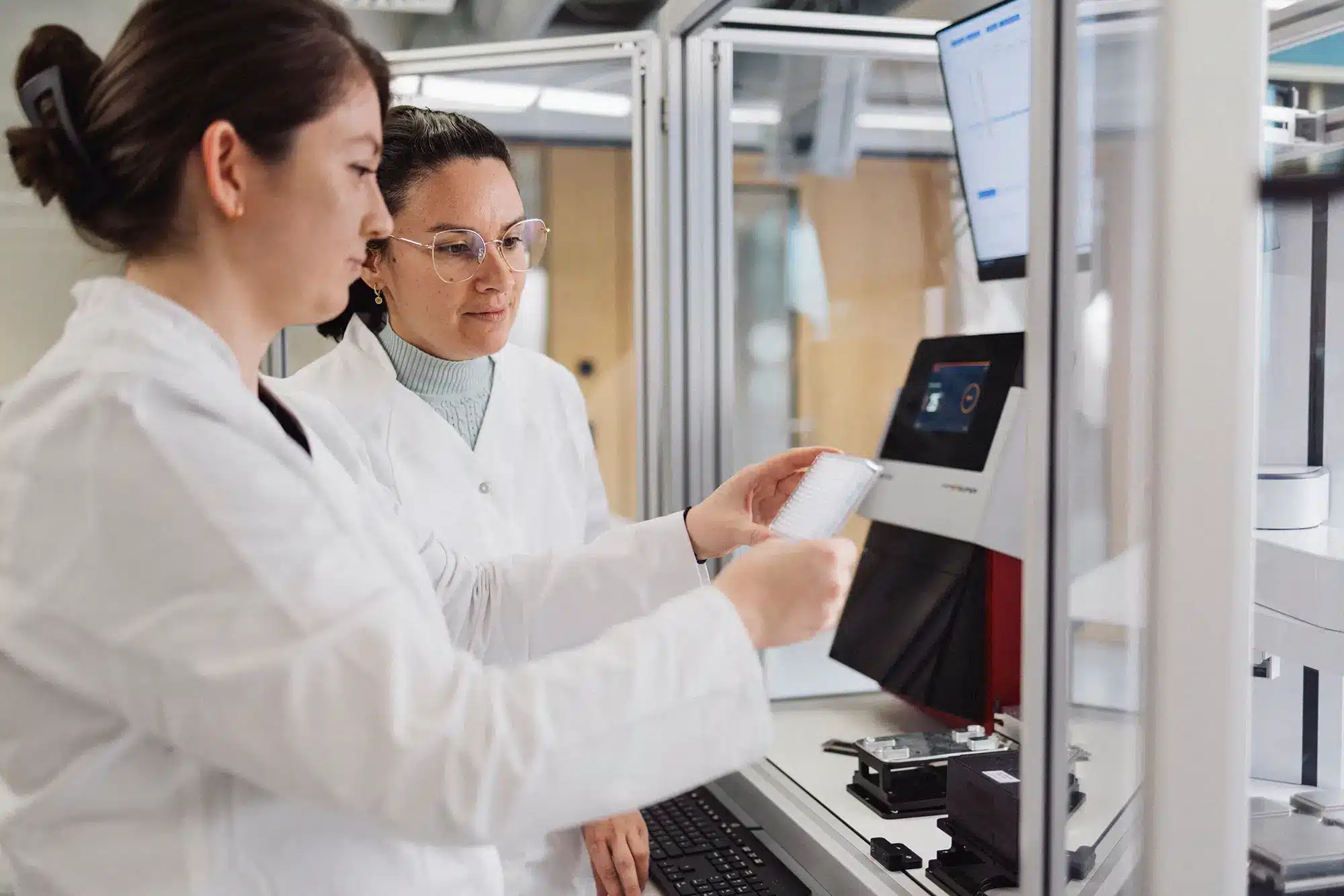 Scientists working in a laboratory