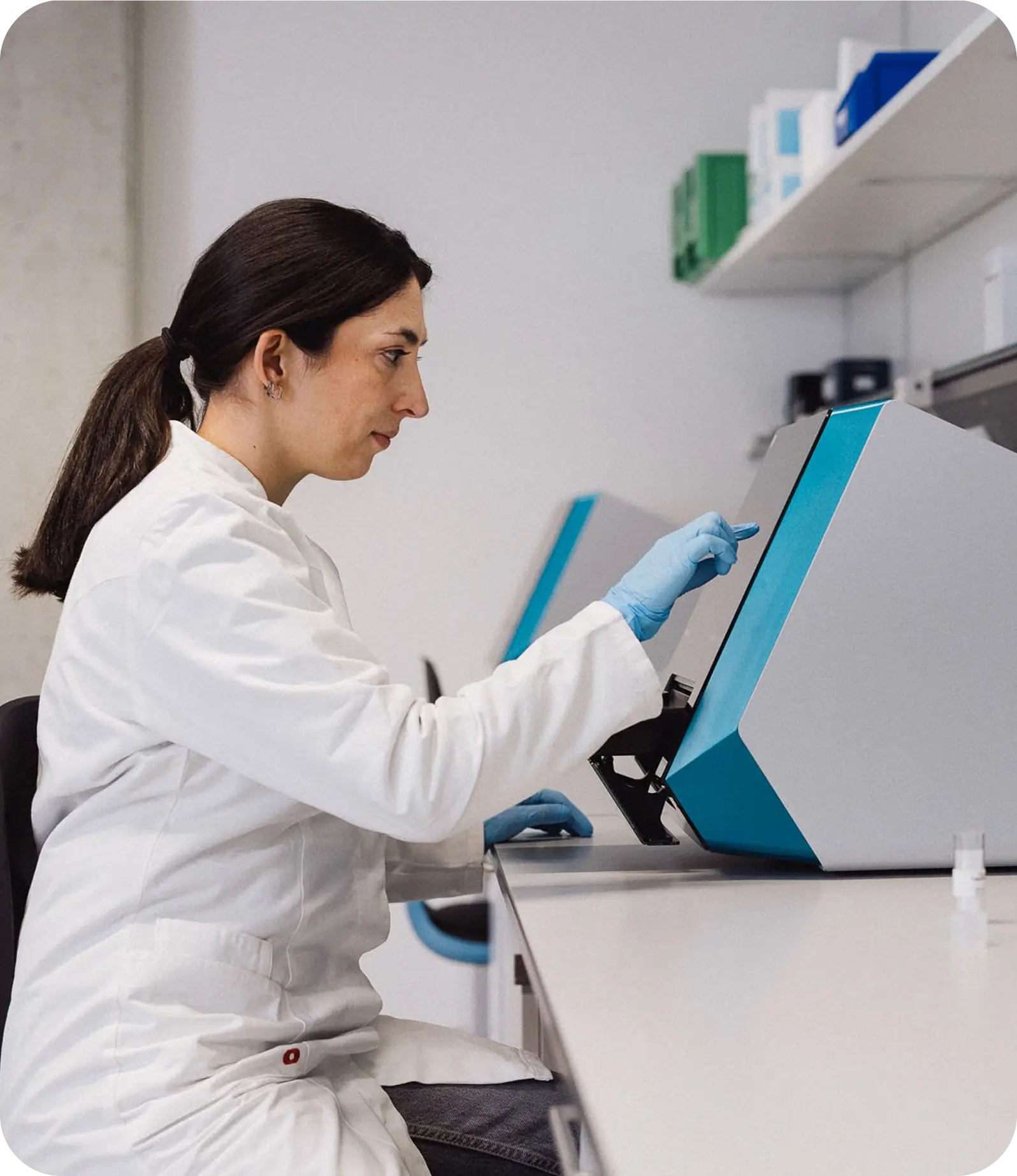 Scientist working in a laboratory