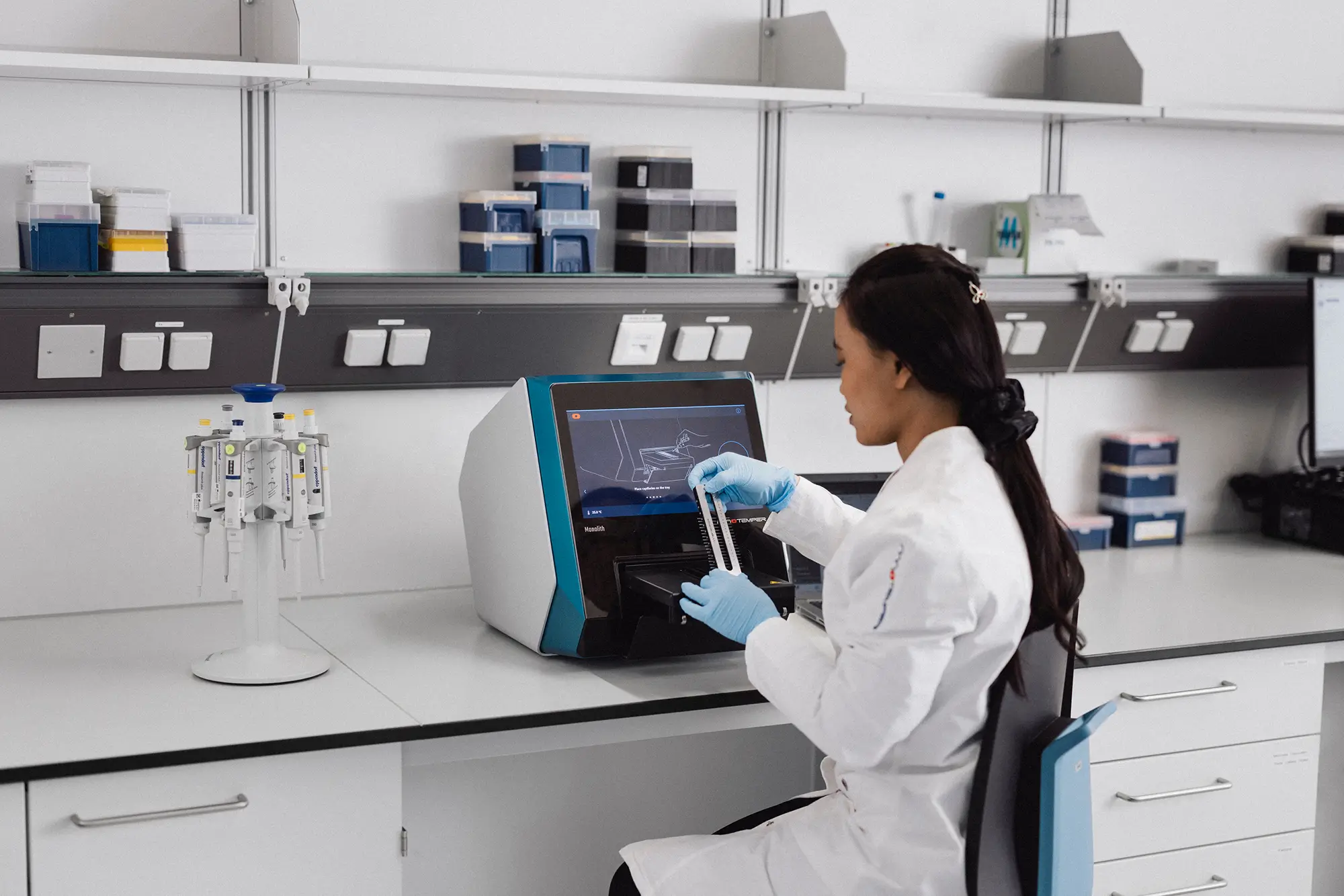 Scientist working in a laboratory