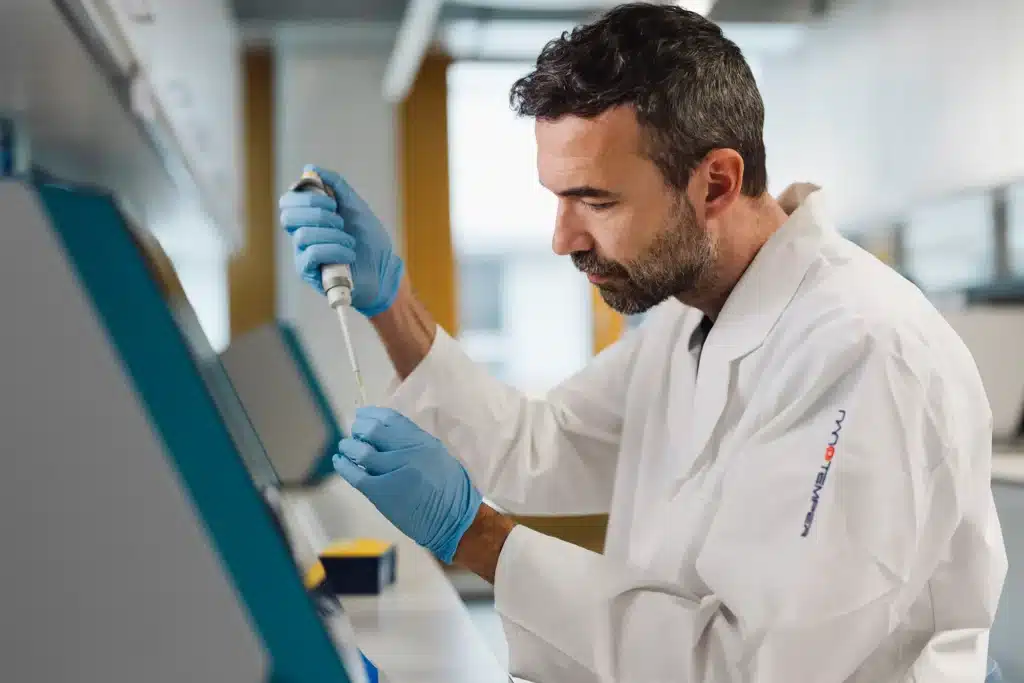 Scientist working in a laboratory