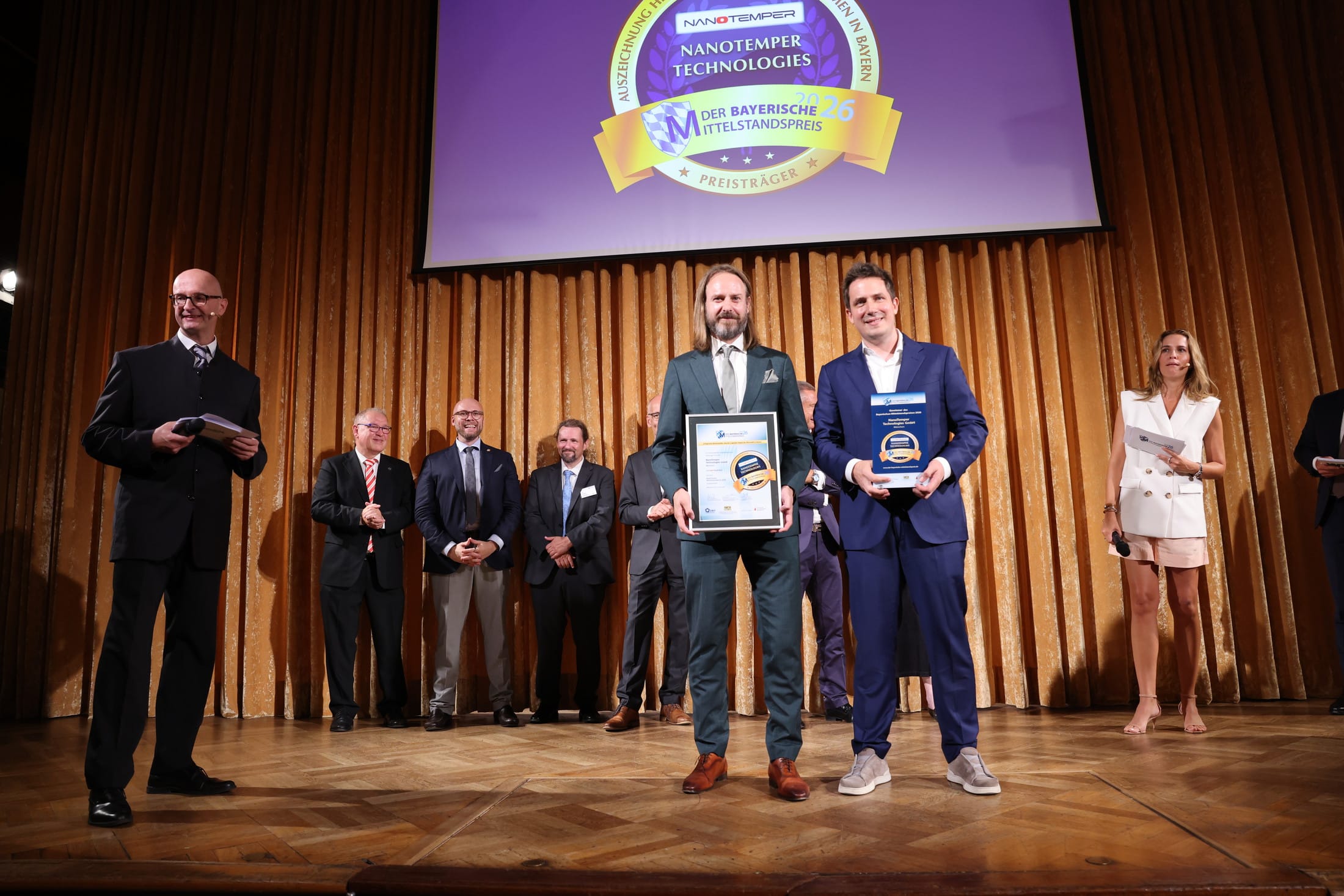 NanoTemper Technologies wins the Bayerischer Mittelstandspreis 2026